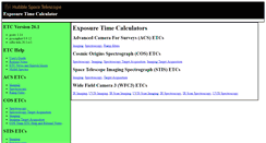 Desktop Screenshot of etc.stsci.edu