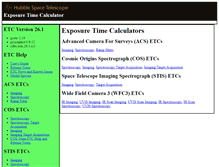 Tablet Screenshot of etc.stsci.edu