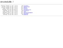 Tablet Screenshot of nvo.stsci.edu