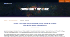 Desktop Screenshot of cmo.stsci.edu